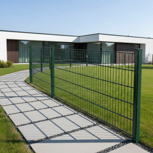 Doppelstabmattenzaun 6/5/6 RAL 7016 Doppelstabmattenzaun 6/5/6 RAL 7016