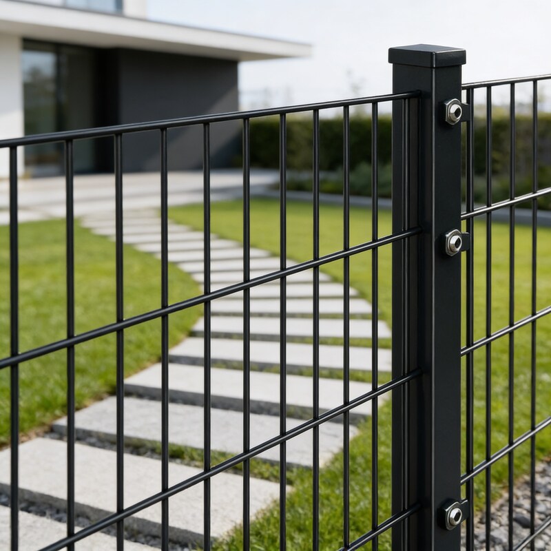 Gartentor in Doppelstabmattenzaun einbauen: Komplette Anleitung