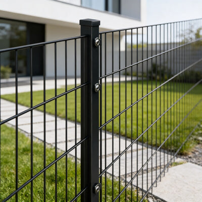 Doppelstabmattenzaun 8/6/8 RAL 6005