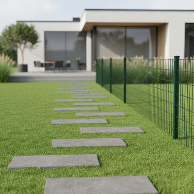 Doppelstabmattenzaun 8/6/8 RAL 7016