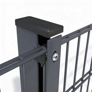 Doppelstabmattenzaun 6/5/6 RAL 7016